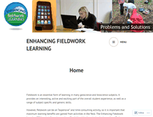 Tablet Screenshot of enhancingfieldwork.org.uk